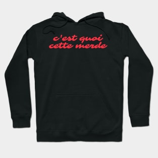 C'est quoi cette merde Hoodie